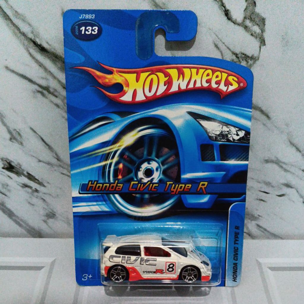 Hotwheels Civic Type-R Blue Card