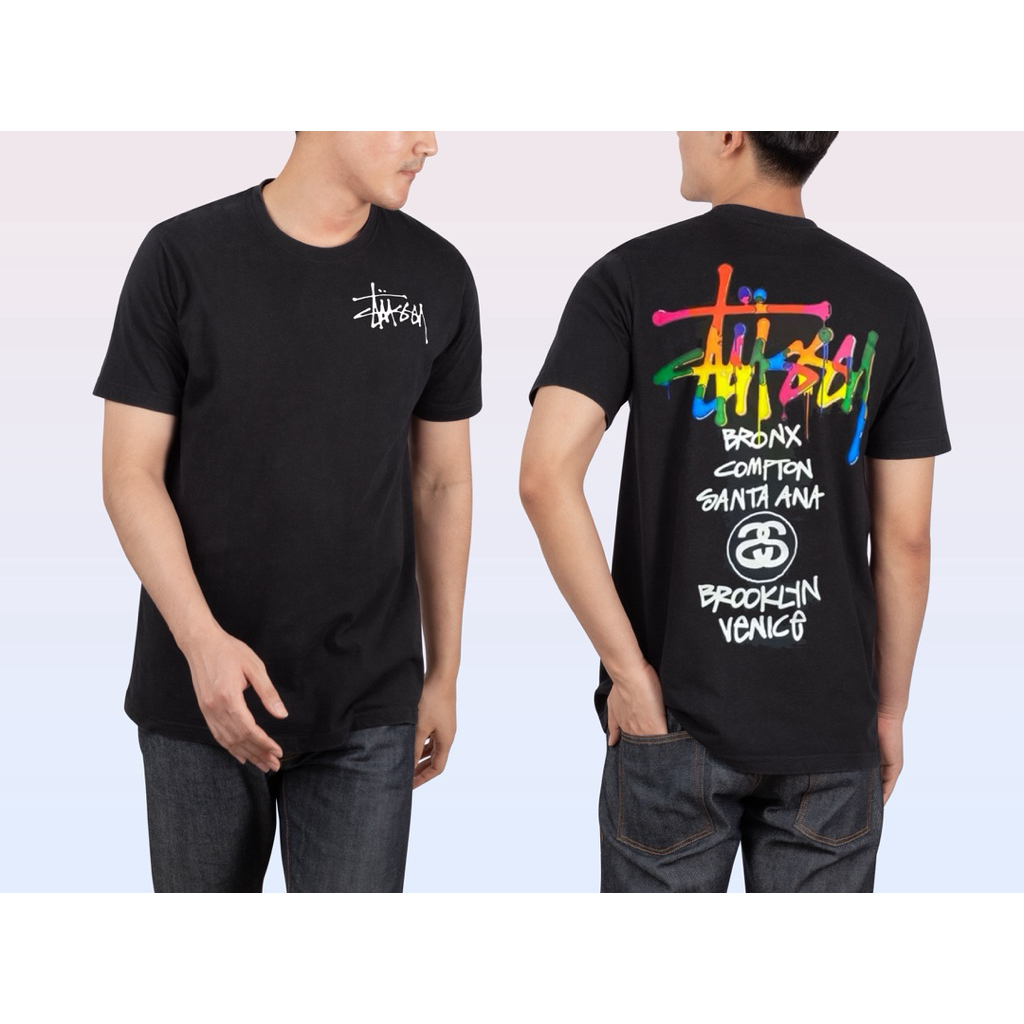 KAOS DISTRO PRIA / KAOS DISTRO STUSSY / T-SHIRT DISTRO STUSSY / STUSSY BRONX / PAKAIAN PRIA