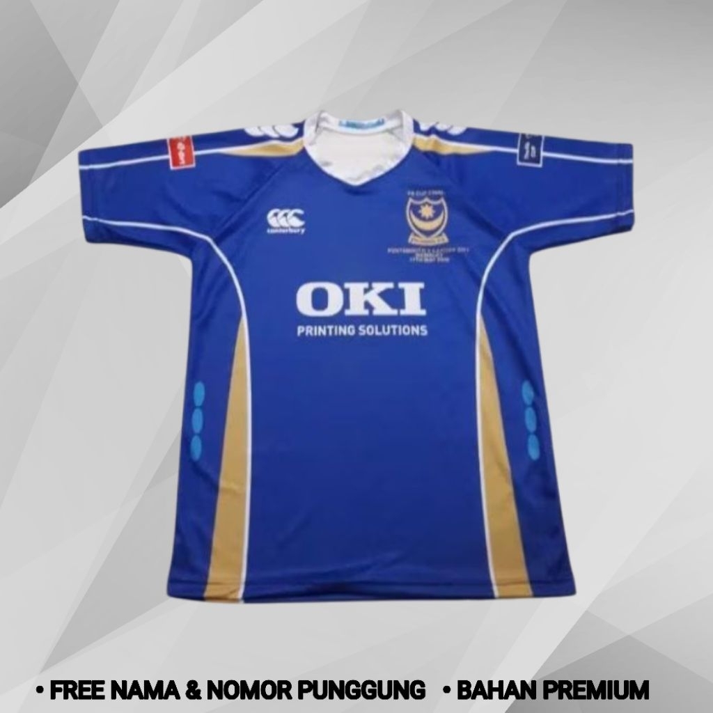 Han Jersey - Jersey Bola Portsmouth Final FA 2007 Full Printing