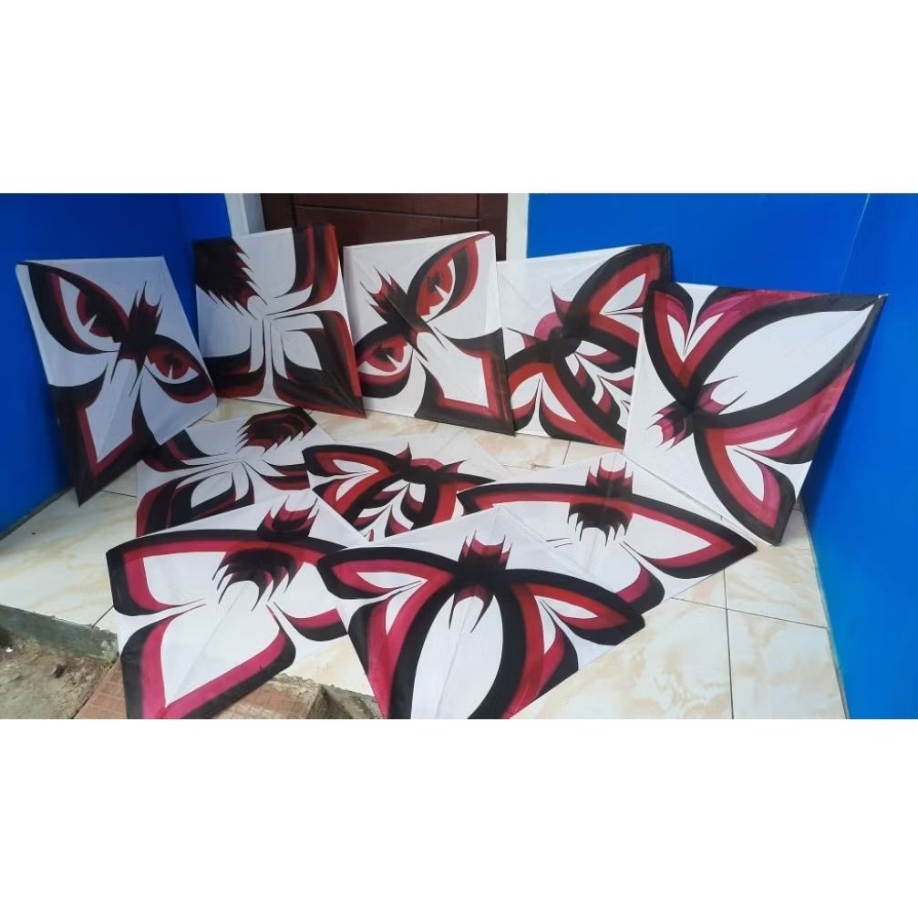 BERGARANSI (isi 20) Layangan Aduan Super ukuran 70 giblur jepretan seot khas garut free packing