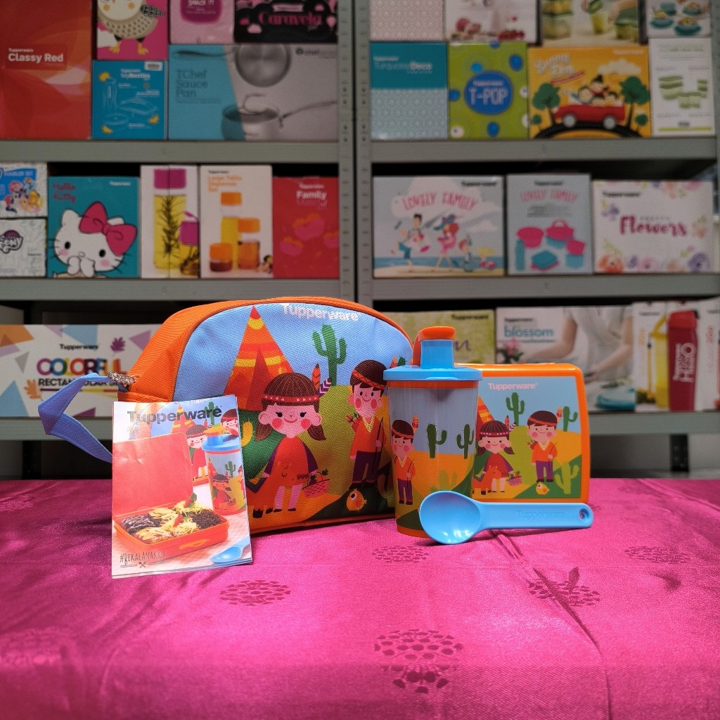 Tupperware Junior Bento Set | Tempat Bekal Anak
