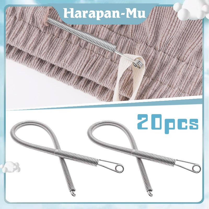20Pcs Alat Pemasang Tali Karet / Alat Memasukan Tali Sweater / Alat Pemasang Karet Celana