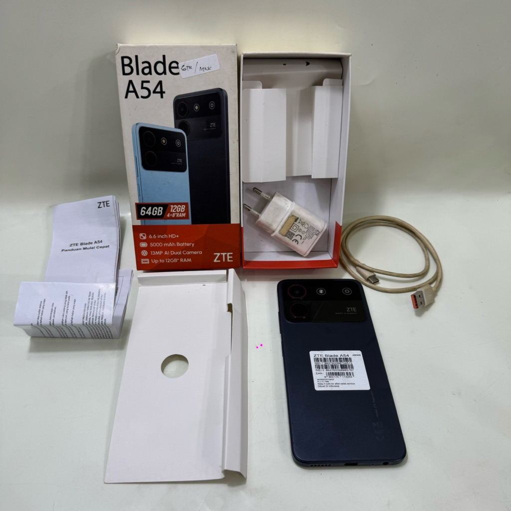 Zte Blade A54 4/64gb Fullset Second Garansi Resmi