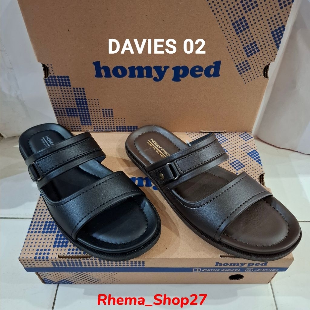 HOMYPED DAVIES 02 #TERBARU Sandal Slide Kasual Pria 100% ORI
