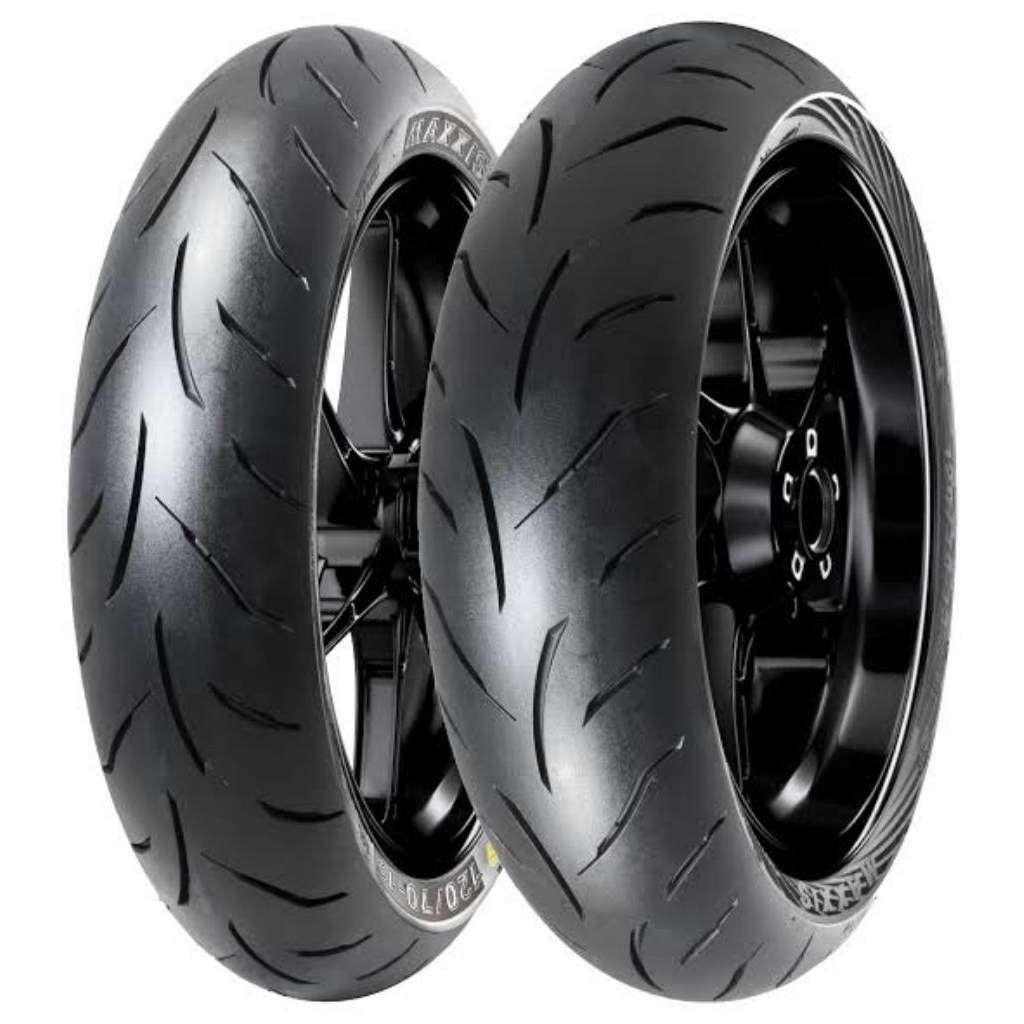 SEPASANG BAN LUAR TUBELESS 90/90 & 100/90 RING 14 MAXXIS VICTRA ...