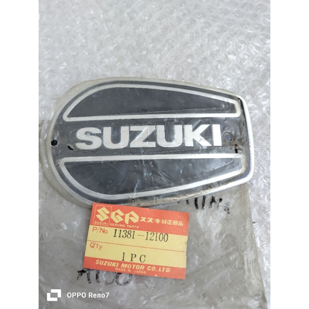 emblem logo calter mesin Suzuki A100 original