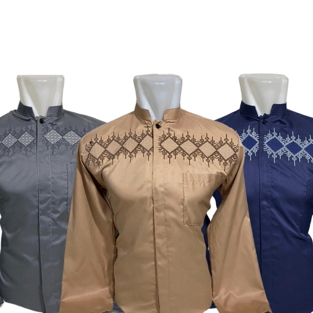 Koko Lengan Panjang Daily Outfit Outfit Muslim Dewasa Baju Premium Pria Mewah Pakaian Lebaran Viral
