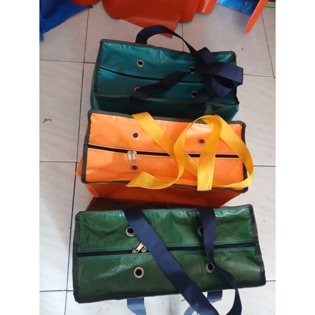 Tas Pancing ikan / Box Terpal Pancing / Box Serbaguna