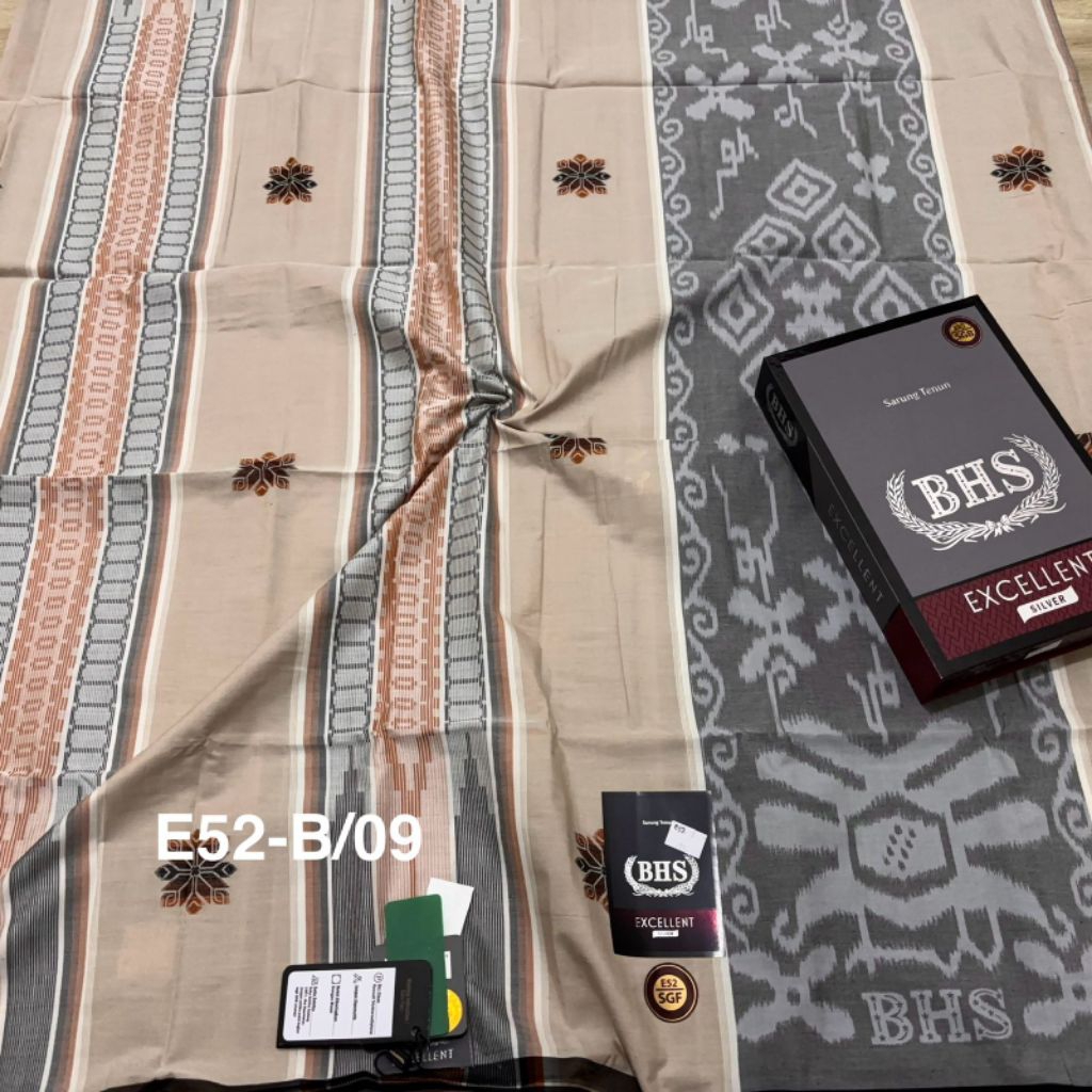 SARUNG BHS EXCELLENT SONGKET SKT MIX SILVER MOTIF SKP SGS SCO TUR