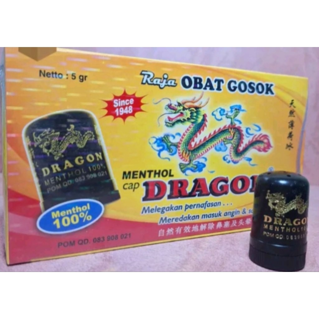 obat gosok DRAGON H1 mentol 5gr