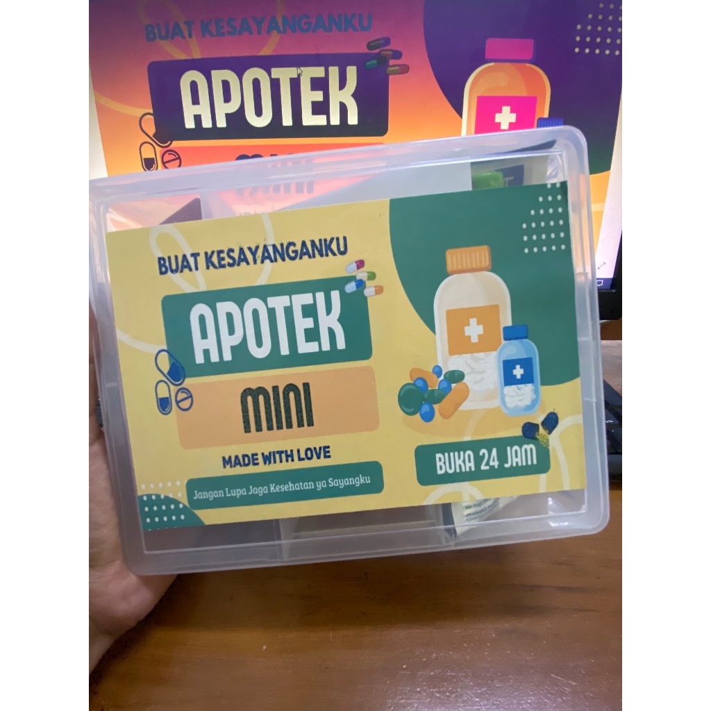 Apotek Mini (Kado Ultah, Pacar, Suami/Istri, Orang Tua, Teman, Sahabat)