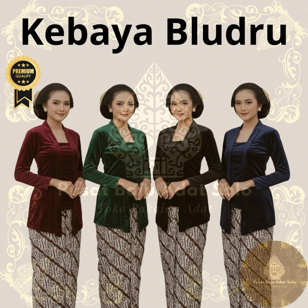 Siap Kirim Setelan Kebaya Bludru Wanita Jawa Kebaya Bludru dan Rok Wiru oversize Kebaya Bludru Wanit