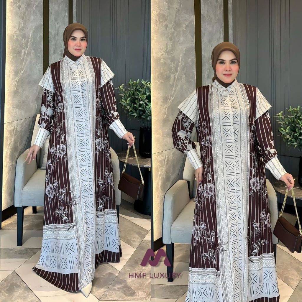KALUNA DRESS VOL 9 BY HMF LUXURY GAMIS PREMIUM TERBARU KEKINIAN ORIGINAL HMF LUXURY