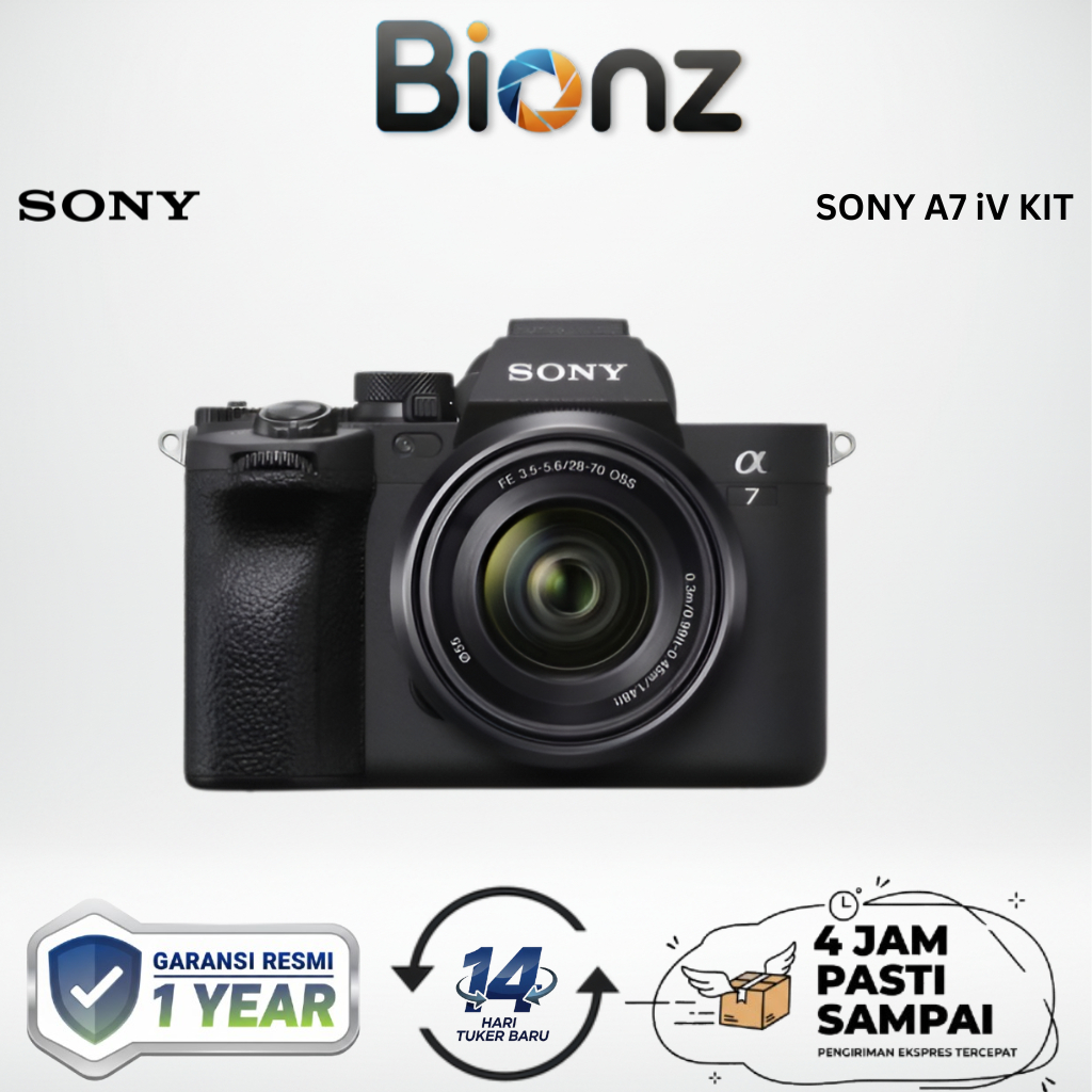 Sony Alpha A7 IV Kit 28-70mm Sony A7IV A7 Mark IV Mirrorless Resmi