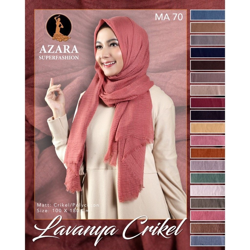 Pashmina Lavanya Crinkle by AZARA Super Fashion