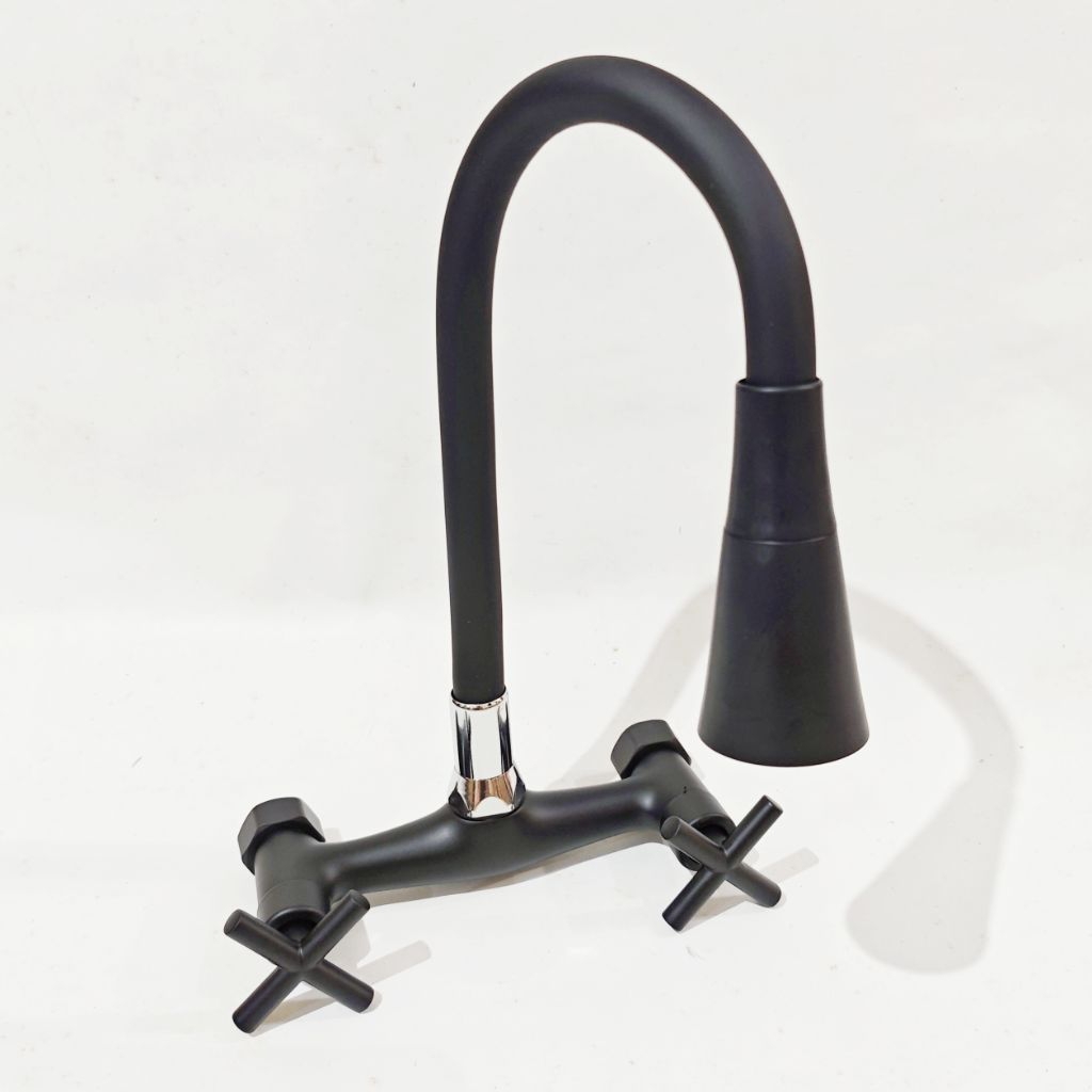 DISKON  Model Baru Kran Air Flexible Panas Dingin Kran Angsa Cuci Piring Kran Sink Angsa Panas Dingi