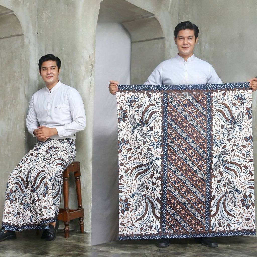 Sarung Batik Laseman  Cendrawaasih Printing Pekalongan Motif Gus Santri Pria Dewasa Katun Murah