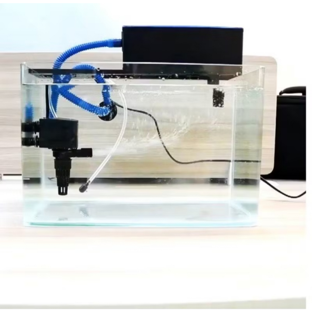 paket 3 in 1 box filter MINI tinggal pasang box filter aquarium