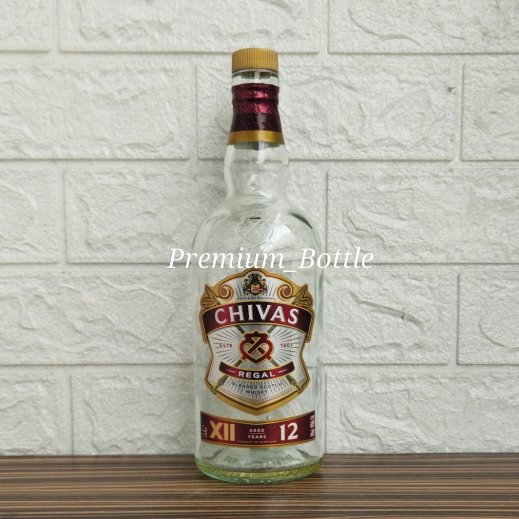 Botol Kosong Chivas Regal 12 Years Old Japan Edition 1Liter