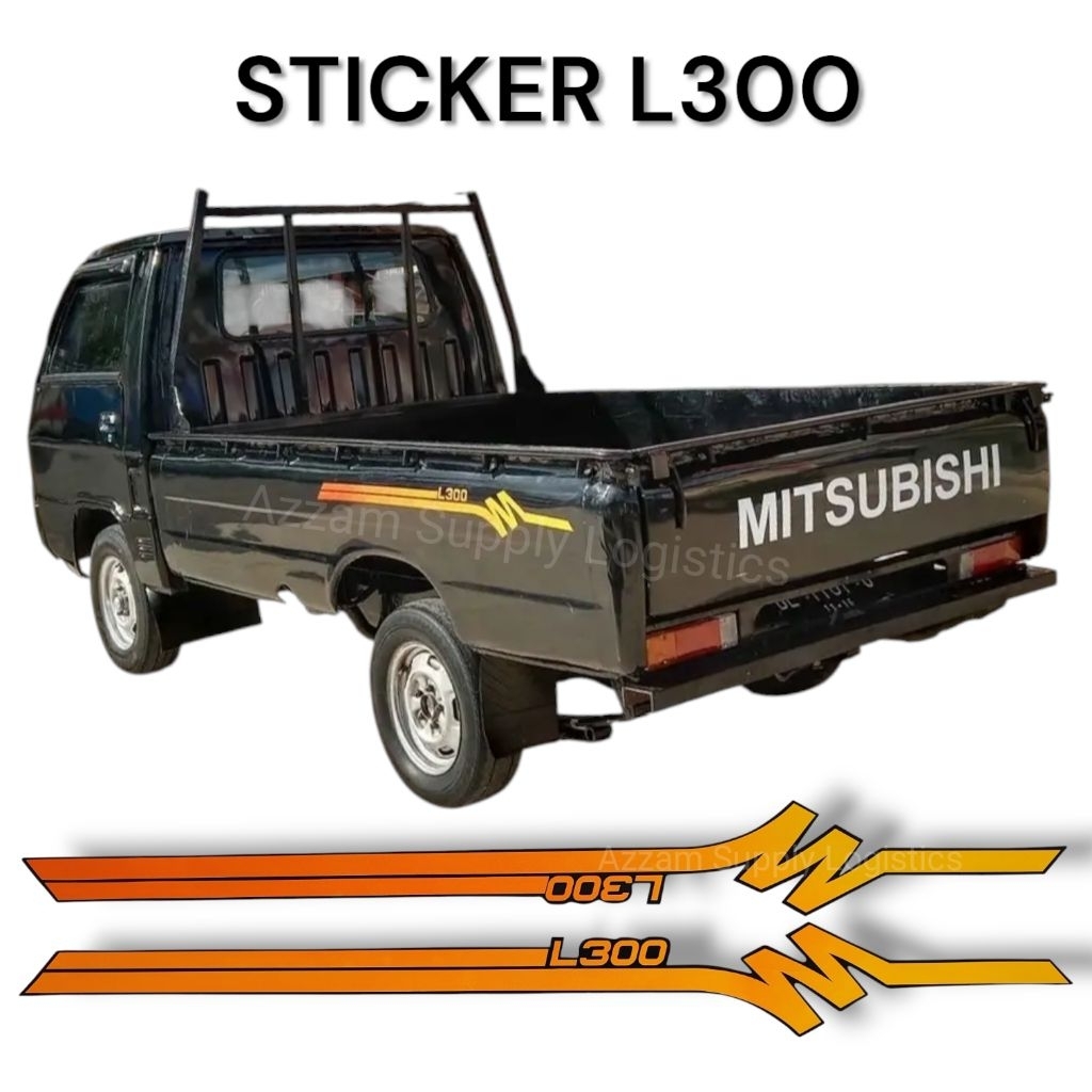 Sticker List Body Mitsubishi L300 Colt Pick Up | Lis Stiker Mobil Bak l300 Kol