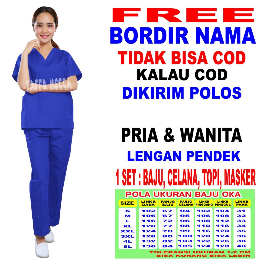 BORDIR NAMA BAJU OKA / BORDIR BAJU OK / BORDIR OKA / LENGAN PENDEK TANPA COD