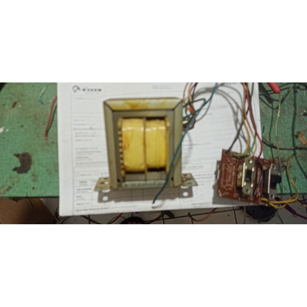 trafo 20 v 5 amp non ct  bekas dat polytron