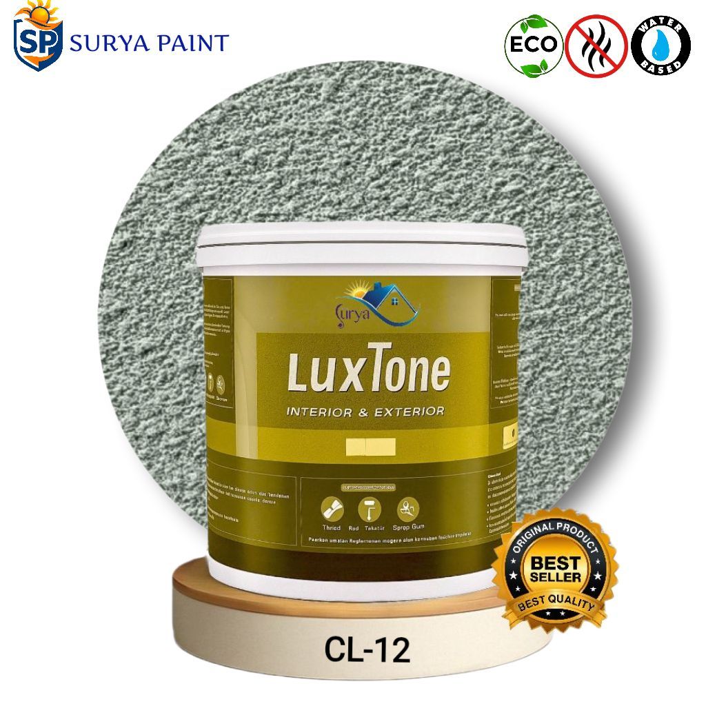 Cat Tembok Tekstur Kamprot Outdoor Dan Indoor Kemasan 5 Kg-Tembok Tekstur Kasar