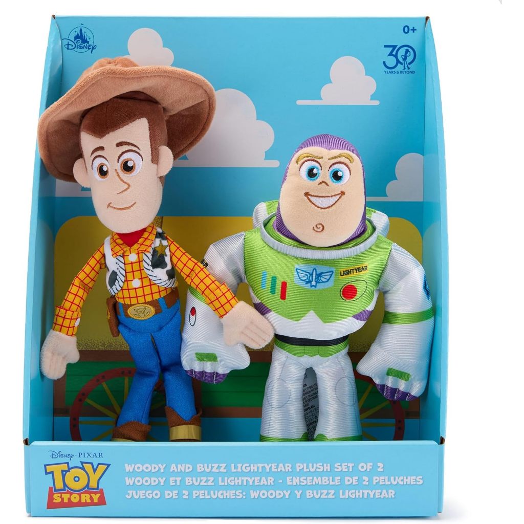 READY SET BONEKA WOODY DAN BUZZ LIGHTYEAR RESMI DISNEY STORE - MAINAN BONEKA BONEKA ULANG TAHUN