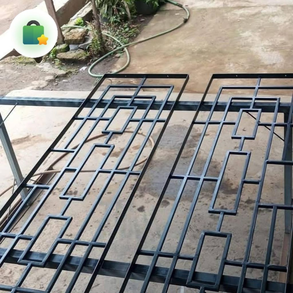 Pagar Rumah Minimalis Modern/ Pagar Rumah Minimalis modern Besi/ Pagar Besi Per meter