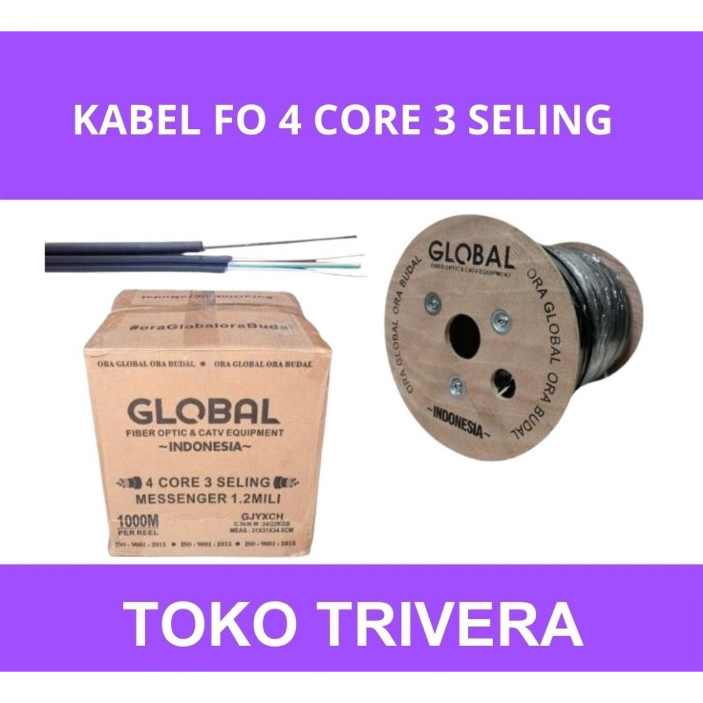 Kabel Fo 4 Core 1 Seling