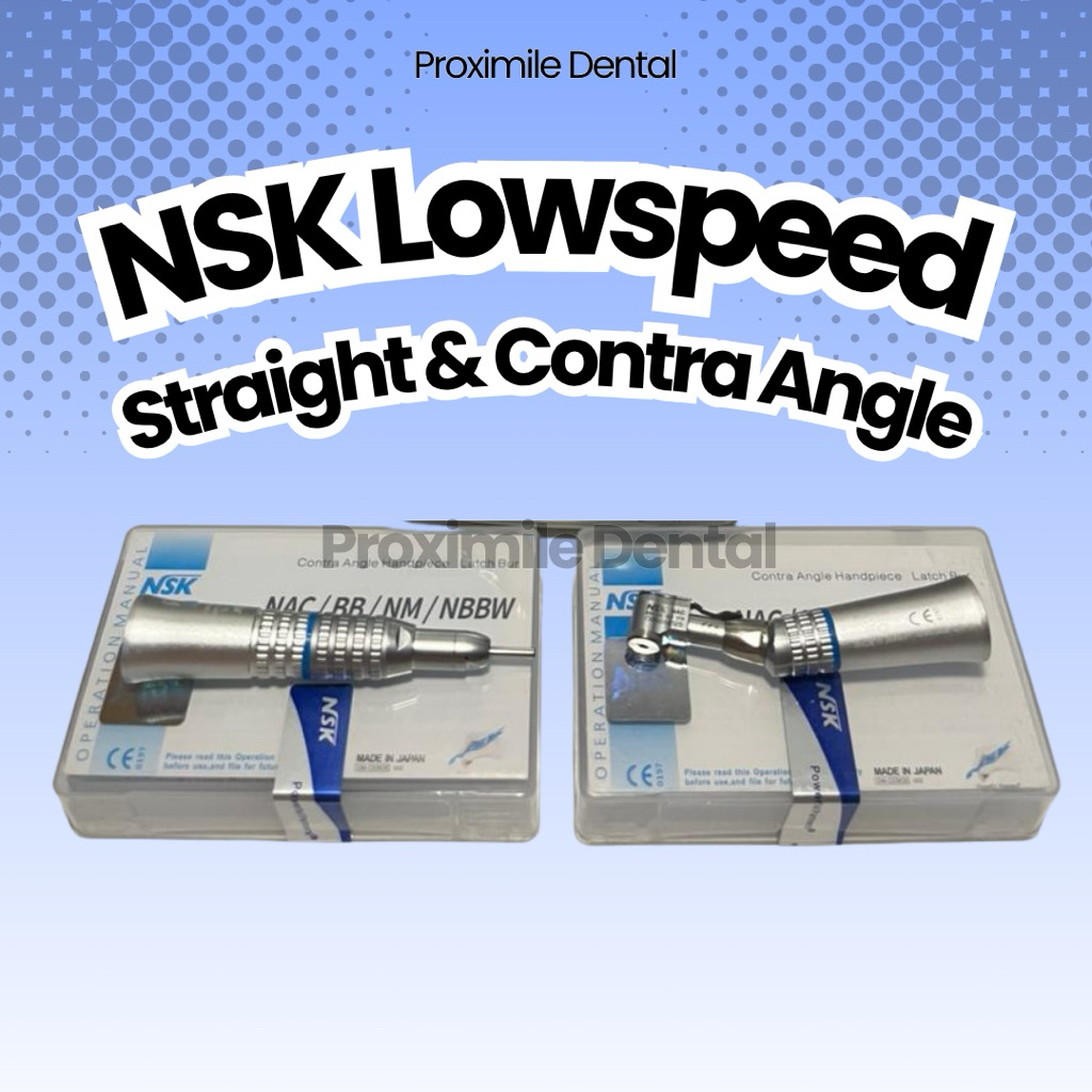 NSK Lowspeed Handpiece Straight & Contra Angle