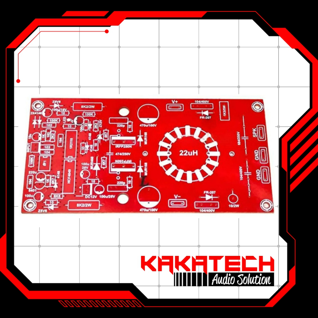PCB CLASS D PCB POWER AMPLIFIER D900