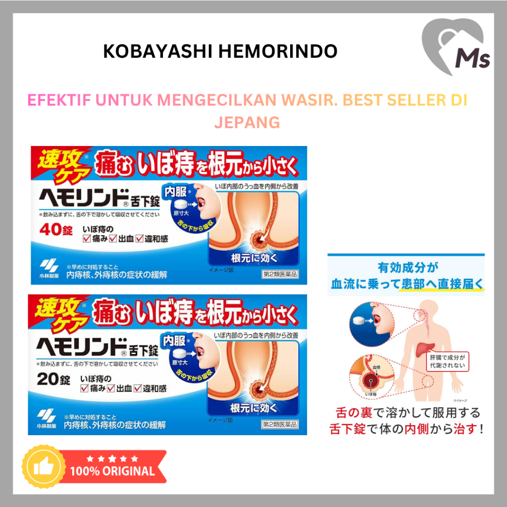 Kobayashi Hemorindo - Obat Wasir Jepang Original