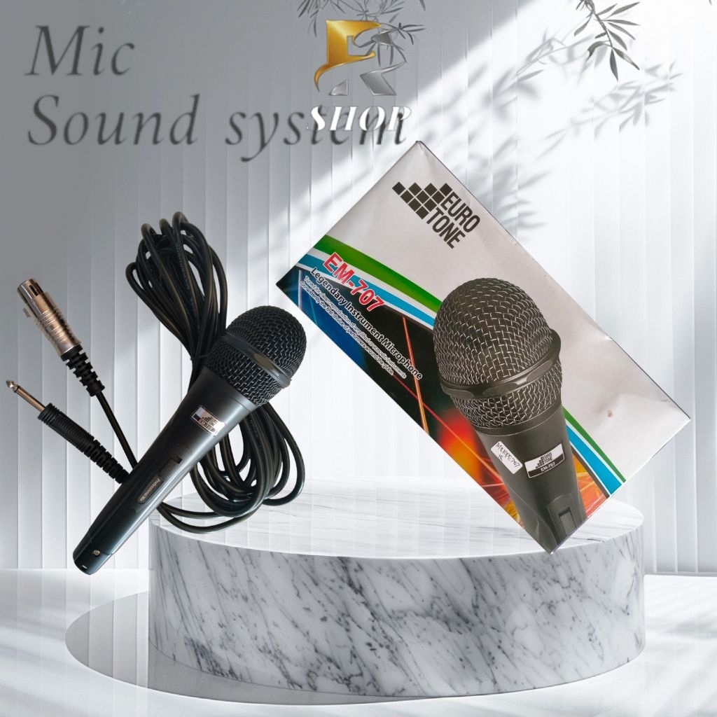 MIC DYNAMIC MICROPHONE EURO TONE EM-707