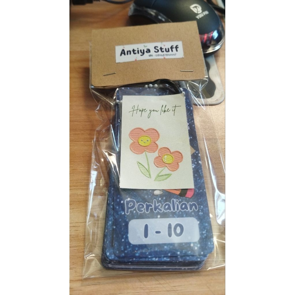 FLASHCARD EDUKASI TABEL PERKALIAN 1-10