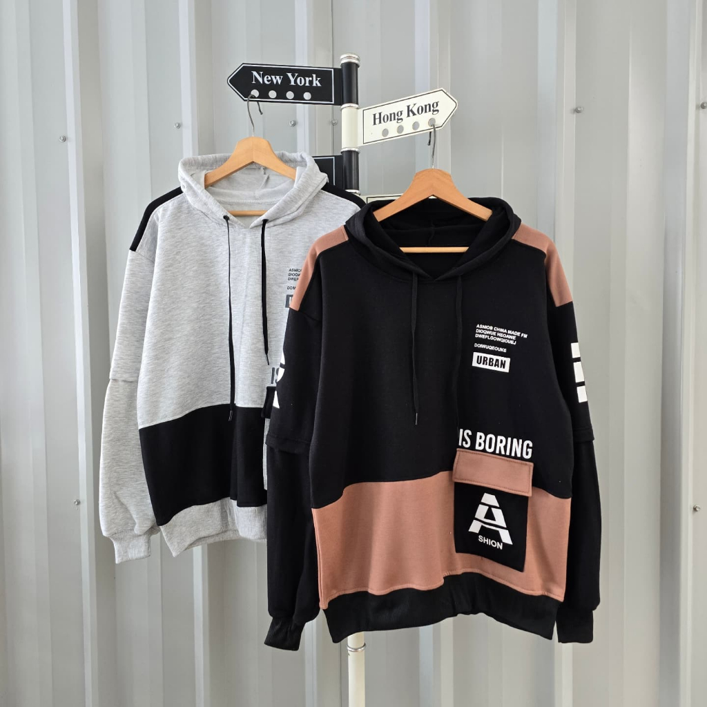 URBAN RATION HOODIE//Hoodie dewasa//Hoodie termurag//Hoodie pria