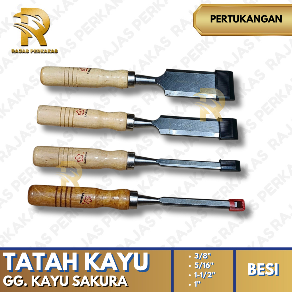 TATAH KAYU G.KAYU SAKUR / PAHAT KAYU SAKUR / ALAT PAHAT ATAU TATAH