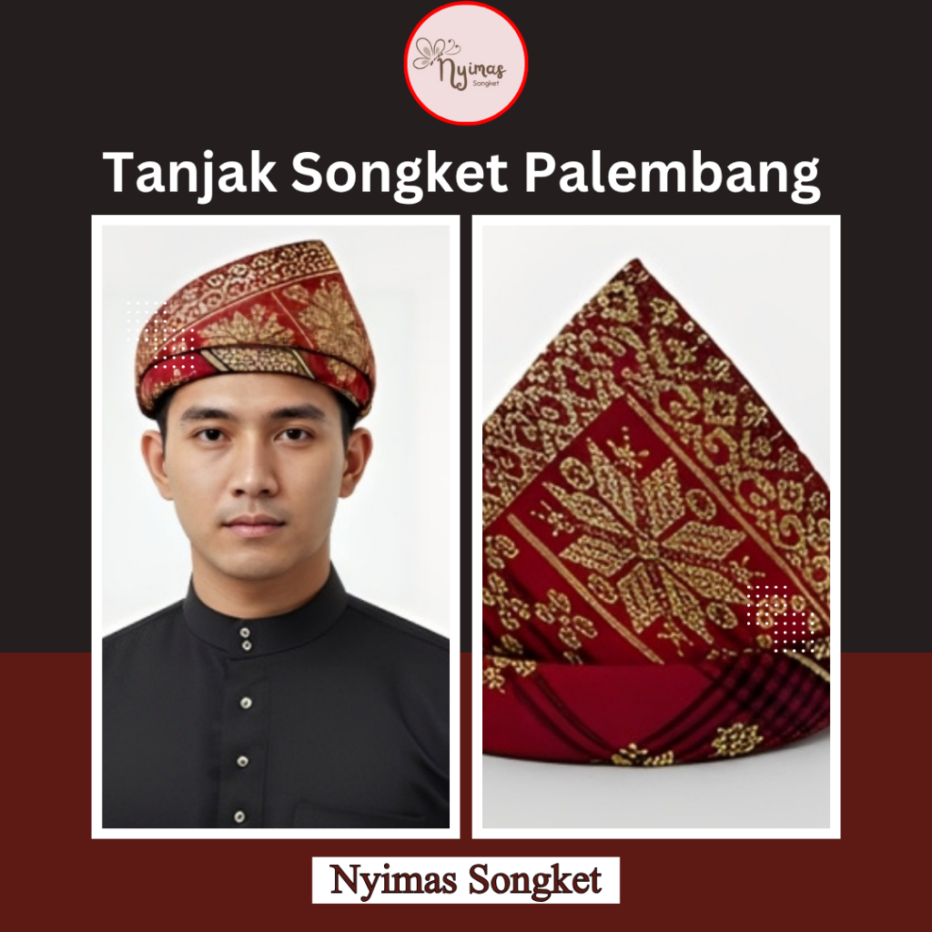 Nyimas Songket - Tanjak Songket Palembang Tenun Asli Marun Maron