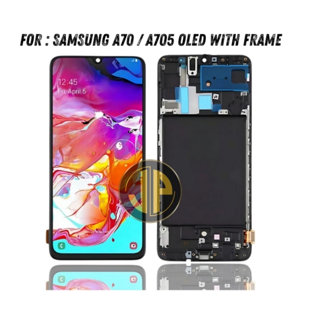 LCD SAMSUNG A70 OLED + FRAME FINGERPRINT ON FULSET ORI