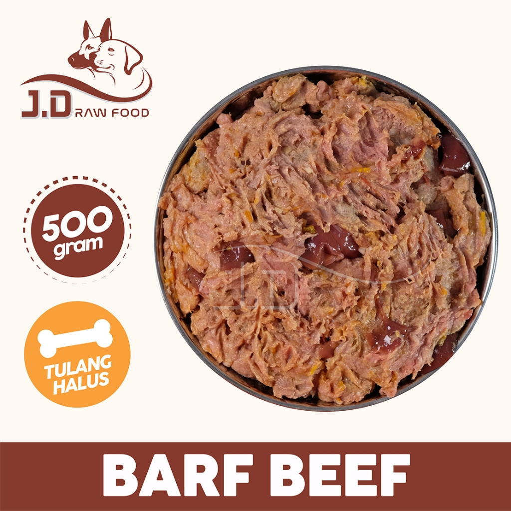Beef / Daging Sapi BARF Raw Food 500gt makanan alami anjing kucing | JD Raw Food