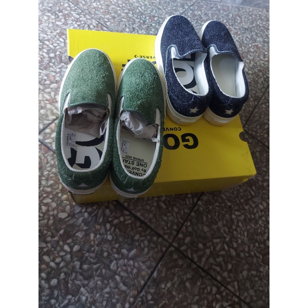 Converse x Golfwang One Star CC Slip On green