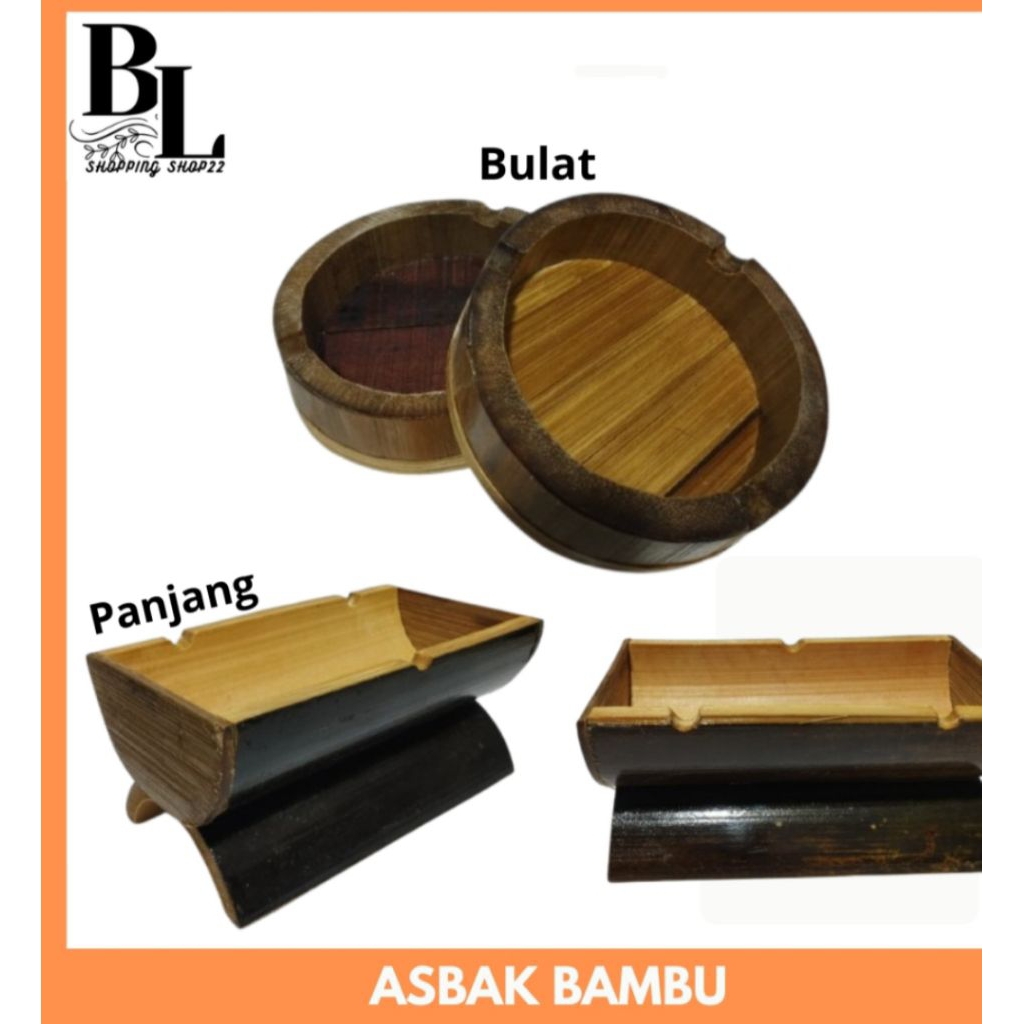 asbak dari Bambu unik