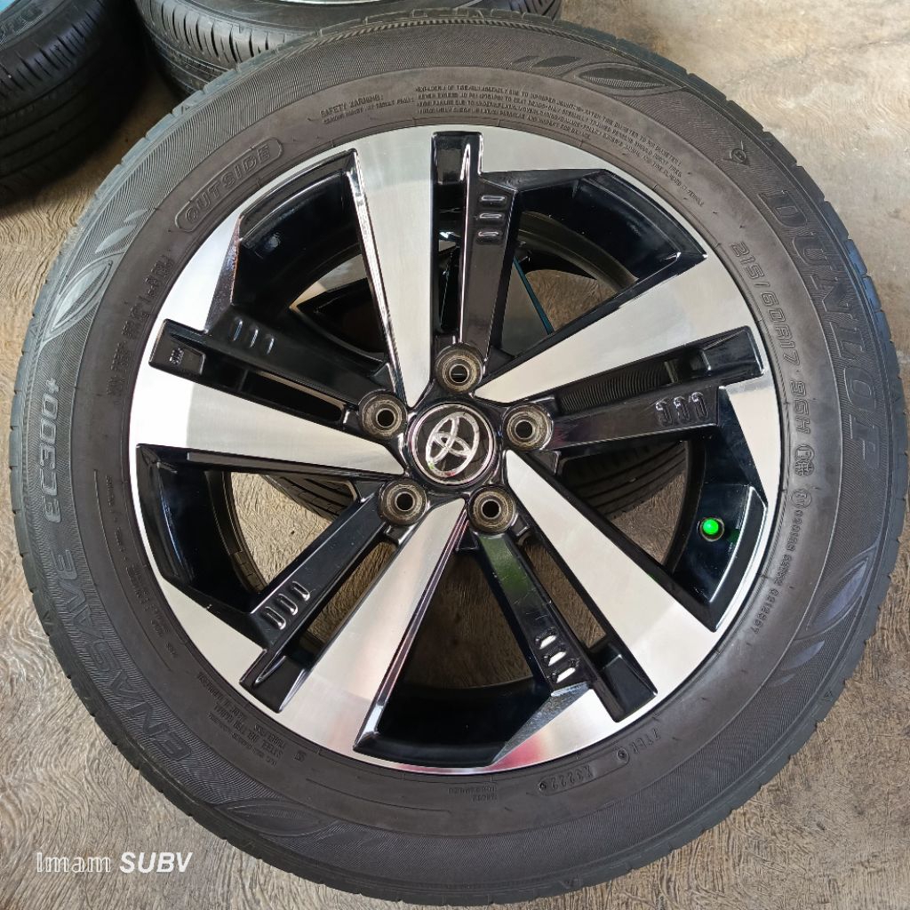 Velg Bijian Ori Rush TRD R17 set ban Dunlop enasave