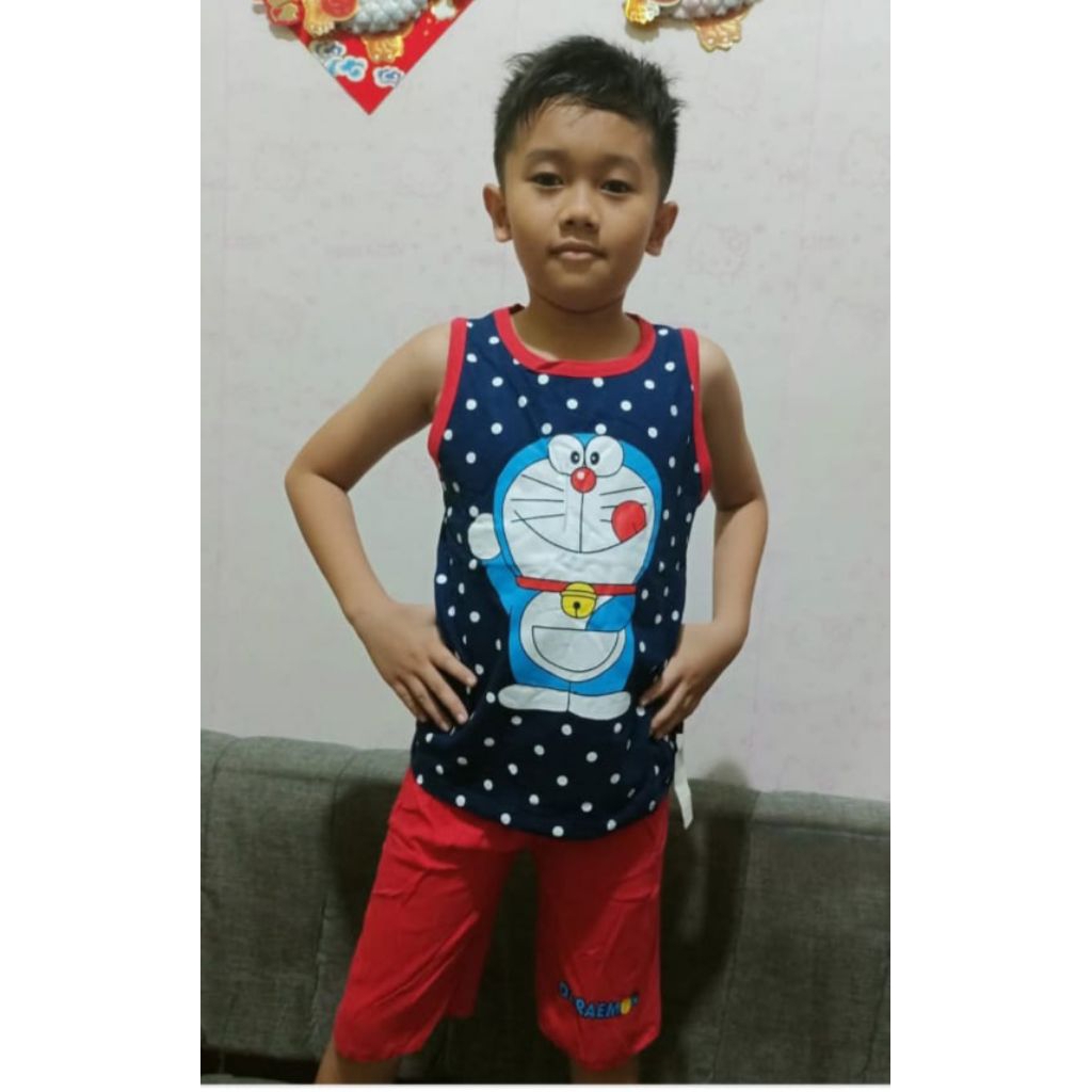 Stelan anak cowok Ginora tanpa lengan