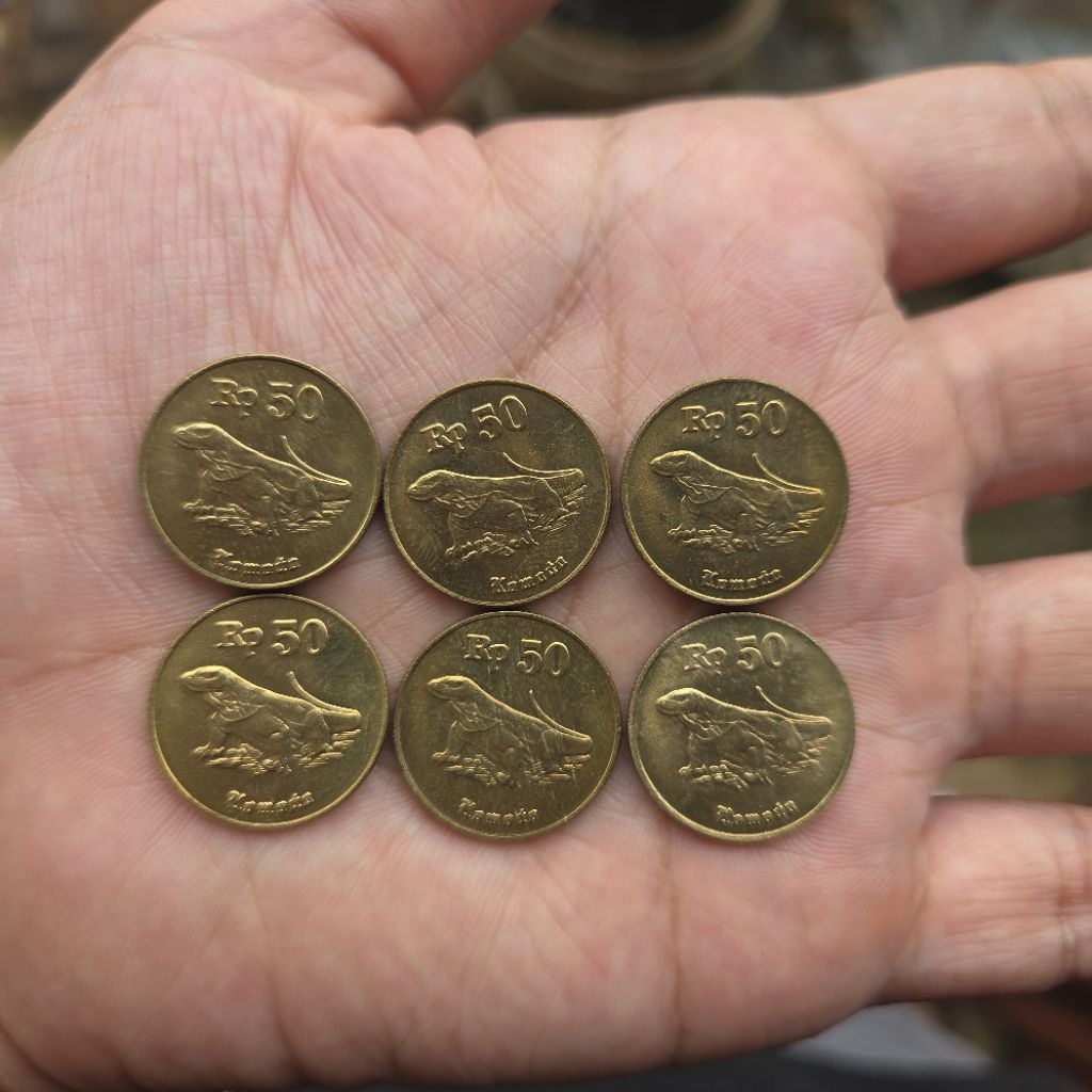 Seri Koin Kuno 50 Komodo Tahun 1998