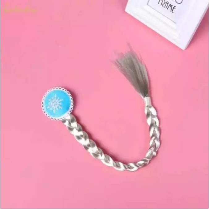 Rambut kepang elsa frozen jepit JEPIT RAMBUT ANAK / HAIR CLIP PRINCESS ANNA ELSA / KEPANG RAMBUT FRO