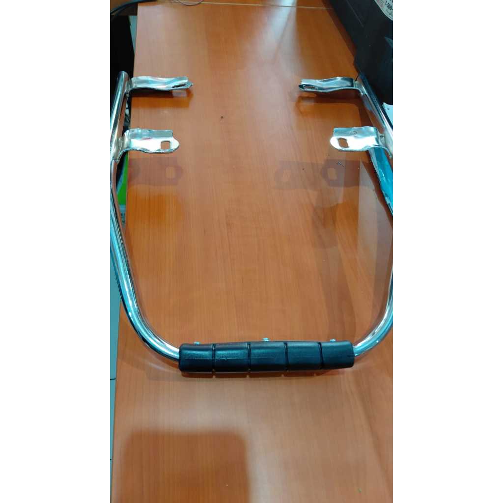 Behel / Planger Belakang Besi Chrome Motor Grand, Supra X Old, Smash – Tebal & Berkualitas