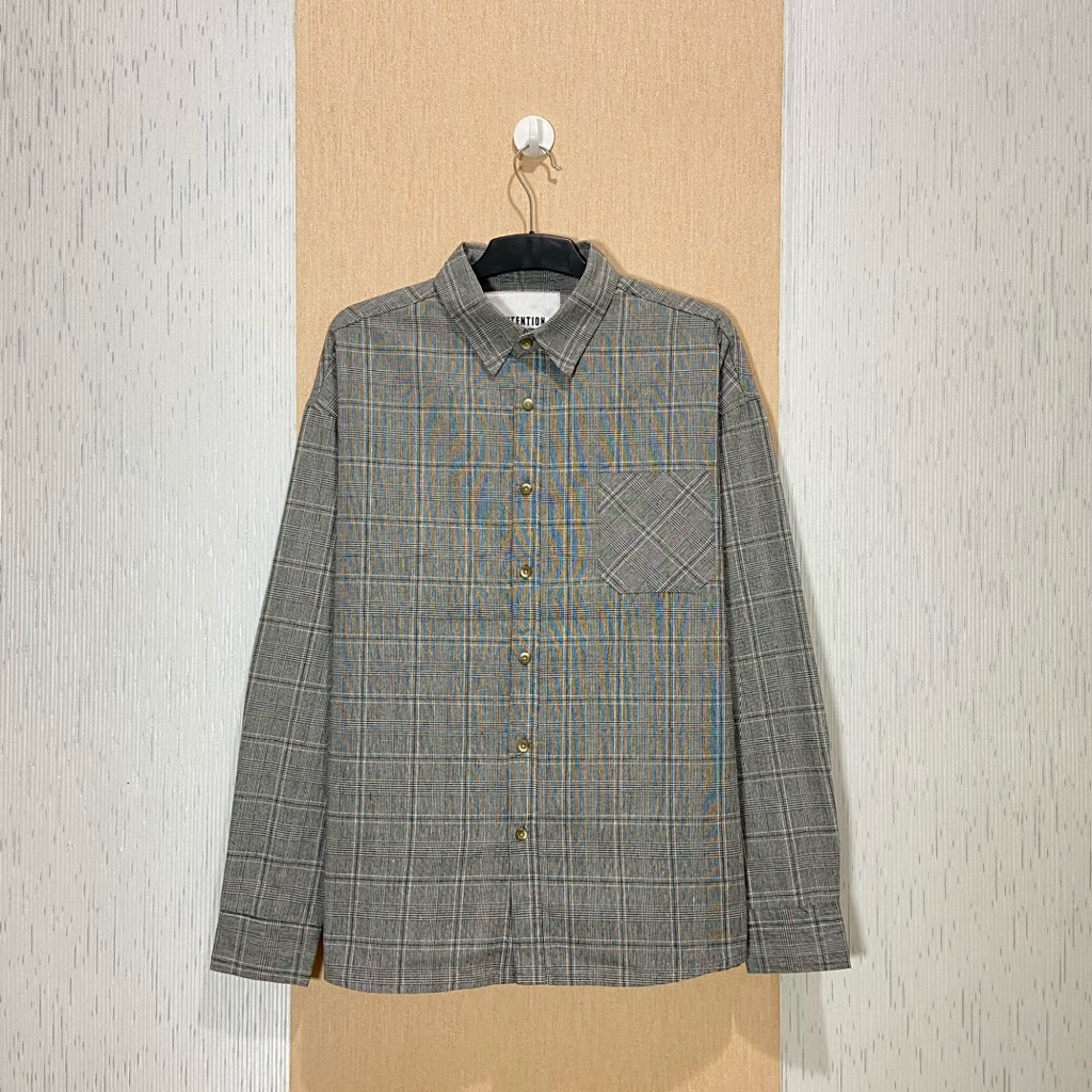 Kemeja Tartan ATTENTION / FS10 / Size L