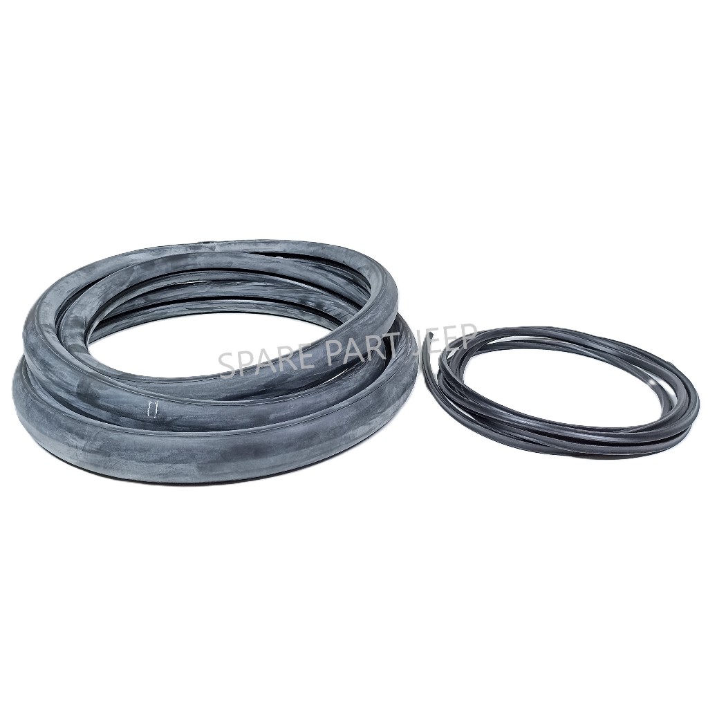 SAFER EYE Karet Lis Kaca Mati Belakang Samping Jeep CJ7