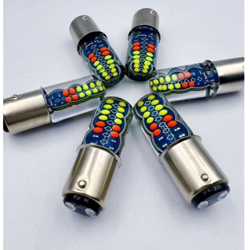 LAMPU STOP REM BELAKANG JELLY RGB 32 LED 4 WARNA 2 MODE FLASH KEDAP KEDIP MOTOR MOBIL UNIVERSAL